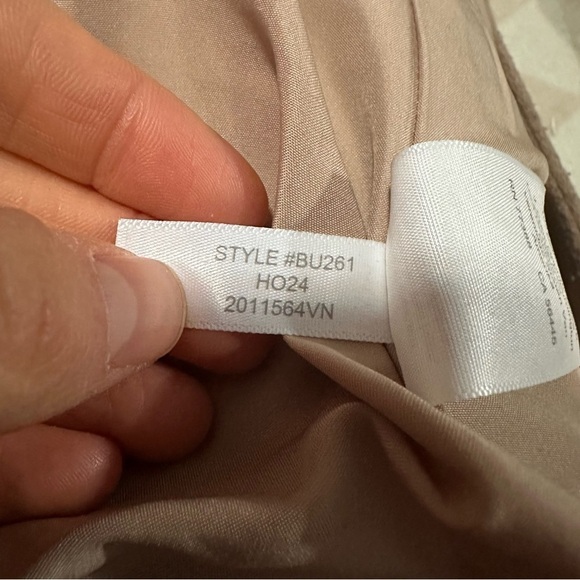 Nwot j crew heather mushroom City coat with button neck - Picture 4 of 4